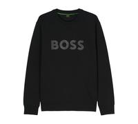 BOSS logo-appliqué cotton sweatshirt - Black M
