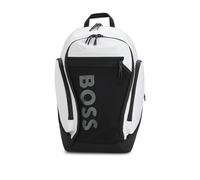 BOSS Logo backpack with mesh front pocket - Style Onset_Backpack, 50548090 White pcs.