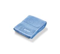BOSS Logo bath mat in Aegean cotton - Style LOFT Coolgre060090, BMAT-LOFT Blue ONESI