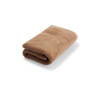 BOSS Logo bath towel in Aegean cotton - Style LOFT Coolgre070140, BTOW-LOFT Brown ONESI