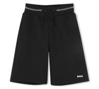 Boss - Logo Bermuda Jogging Shorts - Black - Boy - 4 Years