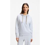 BOSS Logo-detail hoodie - Style CP Stripe_Hoodie, 50524760 Light Blue L