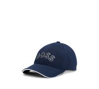 BOSS Logo-embroidered cap in woven piqué - Style Cap-US, 50492737 Dark Blue pcs.