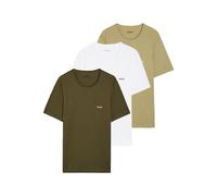 Boss Logo-embroidered Cotton T-shirt - set of Three - Green - S