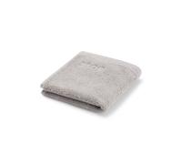 BOSS Logo-embroidered face cloth in Aegean cotton - Style LOFT SilverN Wash towel 030030, WTOW-1013442 Silver ONESI