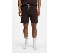BOSS Logo-embroidered shorts in stretch cotton - Style Mix&Match Short CW, 50515314 Dark Brown XL