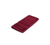 BOSS Logo hand towel in Aegean cotton - Style LOFT Camel SERV 050100, HTOW-LOFT Dark Red ONESI