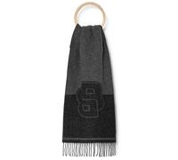 BOSS logo-jacquard scarf - Grey One Size