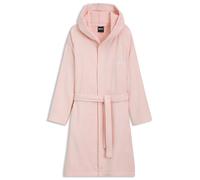 BOSS Logo-lapel dressing gown in long-fibre cotton - Style PLAIN EvergNH PEIG S, KIM-PLAIN Pink L