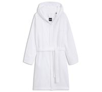 BOSS Logo-lapel dressing gown in long-fibre cotton - Style PLAIN EvergNH PEIG S, KIM-PLAIN White M