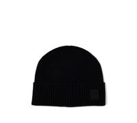 BOSS logo-patch beanie hat - Black One Size