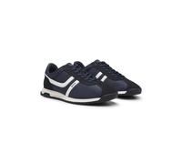 BOSS Logo trainers with faux suede trims - Style Zayn_Lowp_nymi, 50562818 Dark Blue 5
