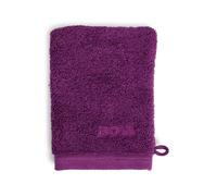 BOSS Logo washing mitt in Aegean cotton - Style LOFT Brownie Mitt 015021, MITT-LOFT Purple ONESI