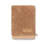 BOSS Logo washing mitt in Aegean cotton - Style LOFT Dalhia Mitt 015021, MITT-LOFT Brown ONESI