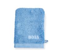 BOSS Logo washing mitt in Aegean cotton - Style LOFT Sky 015021, MITT-LOFT Dark Blue ONESI