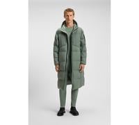BOSS Long-length down jacket in water-repellent stretch fabric - Style OW_Riplite Coat HD, 50543972 Green XL