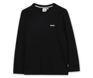 Boss - Long Sleeve T-shirt - Black - Boy - 10 Years