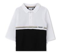 Boss - Long-sleeved Polo Shirt - Black - Boy - 18 Months