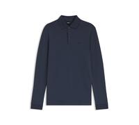 BOSS Long-sleeved polo shirt in interlock cotton with logo - Style Pado 30, 50468392 Dark Blue XL