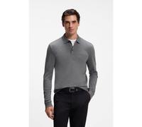 Boss Pado 30 10241542 Long Sleeve Polo Grey S Men