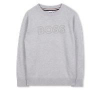Boss - Long-sleeved Sweater - Chine Grey - Boy - 10 Years