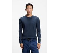 BOSS Cotton-jersey T-shirt with logo patch - Style Tacks, 50512111 Dark Blue S