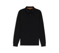 BOSS Longsleeve-Poloshirt Aus Baumwolle Mit Logo-Detail