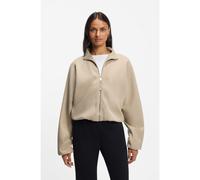 BOSS Loose-fit bomber jacket in stretch jersey - Style Ebesya, 50555057 Light Beige M