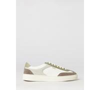 Boss Low-Top Suede and Tumbled Leather Sneakers with Bicolor Design - Size: 44 - male