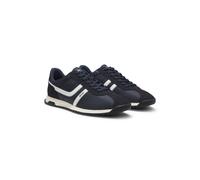 BOSS Low-top trainers with faux-leather trims - Style Zayn_Tenn_bnymi, 50568479 Dark Blue 7