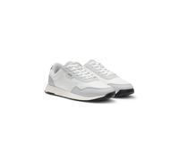 BOSS Low-top trainers with textured uppers - Style Titanium_Runn_nypuN, 50536481 White 12