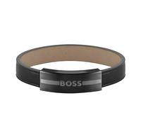 BOSS Luke Bracelet Leather 1580490-S - Man - Genuine Leather Black S
