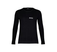 BOSS Luxe Thermal Long-Sleeve Jersey Top, Black - Small