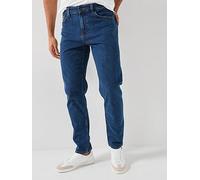 BOSS Maine Regular Fit Jeans, Dark Wash, Size 38, Inside Leg Regular, Men Dark Wash