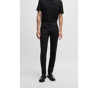 BOSS Regular-fit jeans in black super-soft Italian denim - Style H-Re.Maine, 50520810 Black 32/32