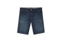 BOSS Maine regular-fit shorts in blue soft-motion denim - Style Re.Maine Shorts BO, 50559917 Dark Blue 36