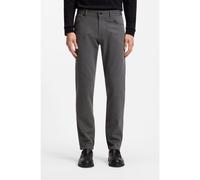 BOSS Maine regular-fit trousers in stretch-cotton dobby fabric - Style H-Re.Maine5, 50553815 Black 32/34