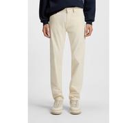 BOSS Maine regular-fit trousers in stretch-cotton twill - Style H-Re.Maine5, 50538370 Natural 33/32