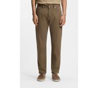 BOSS Maine regular-fit trousers in stretch-cotton twill - Style H-Re.Maine5, 50558952 Light Brown 33/32