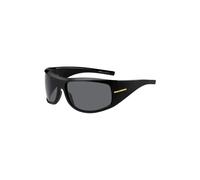 BOSS Mask-style sunglasses in black with gold-tone hardware - Style BOSS 1653/S80770IR, 58137750 Black pcs.