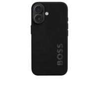 BOSS Matte-black iPhone 16 case with embossed logo - Style Case for iPhone 16 Edge Black, 58684010 Black pcs.