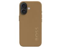 BOSS Matte camel-toned iPhone 16 case with embossed logo - Style Case for iPhone 16 Edge Camel, 58684009 Light Brown pcs.