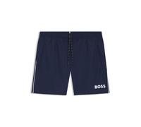 BOSS Medium-Length Swim Shorts with Contrast Details