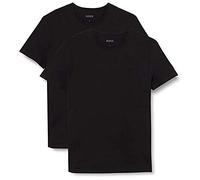 Men's BOSS Orange Mens 2 Pack Comfort Loungewear T-Shirts - Black - Size: 38/Regular