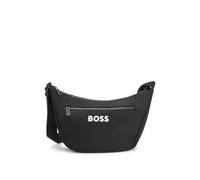 BOSS Men Catch 3.0 Hobo Crossbody Bag, Black, One Size