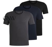 Men's BOSS Orange 3 Pack Classic Regular Fit Crew Neck Mens T-Shirts NOS - Black - Size: 42