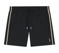 BOSS Men’s Iconic Logo Stripe Swim Boxer 50491594 Black