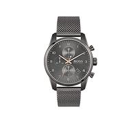 BOSS Men’s Quartz Watch - Grey Dial with Stainless Steel Strap - Sleek and Modern Everyday Timepiece