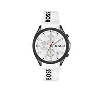 BOSS Men’s Velocity Collection Chronograph Quartz Watch with Silicone Strap