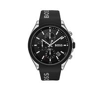BOSS Men’s Velocity Collection Chronograph Quartz Watch with Silicone Strap